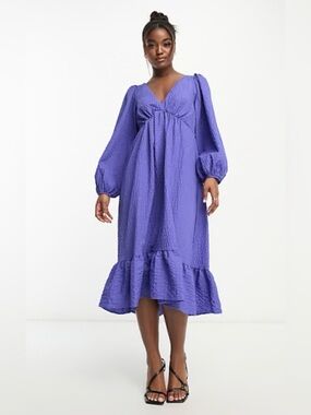 Nobody’s Child Ammie Seersucker Midi Dress